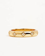 By Charlotte - Bloom With You Lotus Ring - Gold