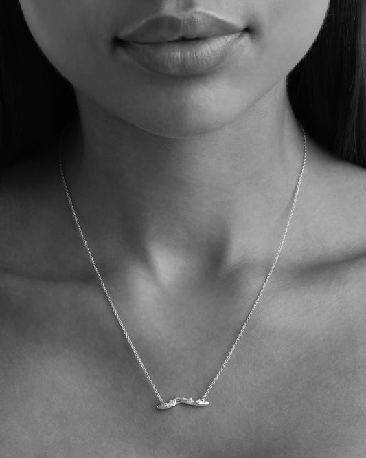 By Charlotte - Chasing Tides Necklace - Silver