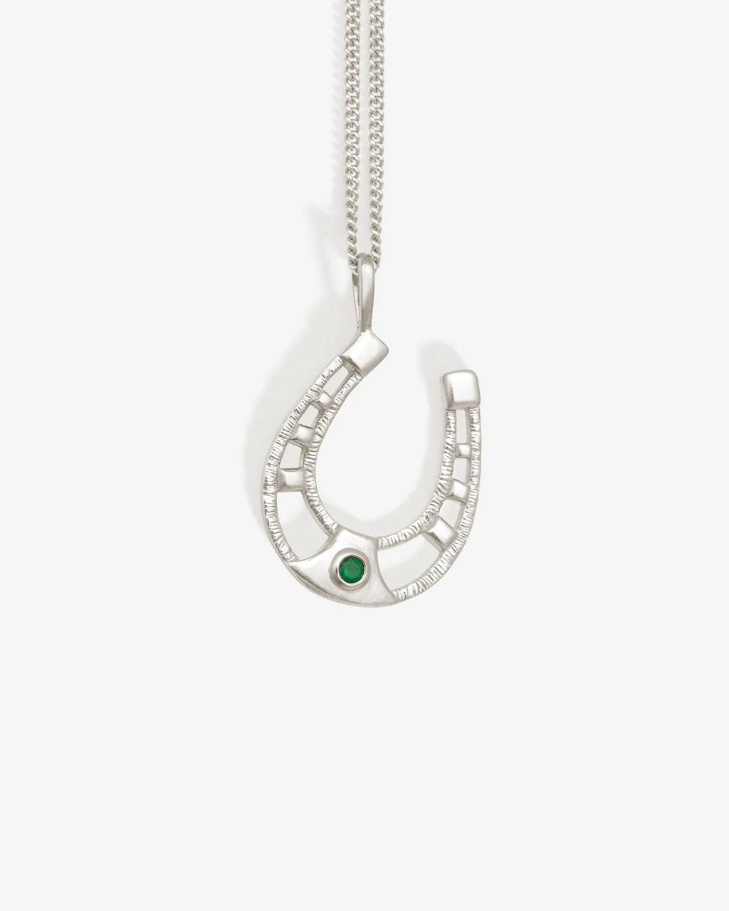 Temple Of The Sun - Horseshoe Necklace Silver
