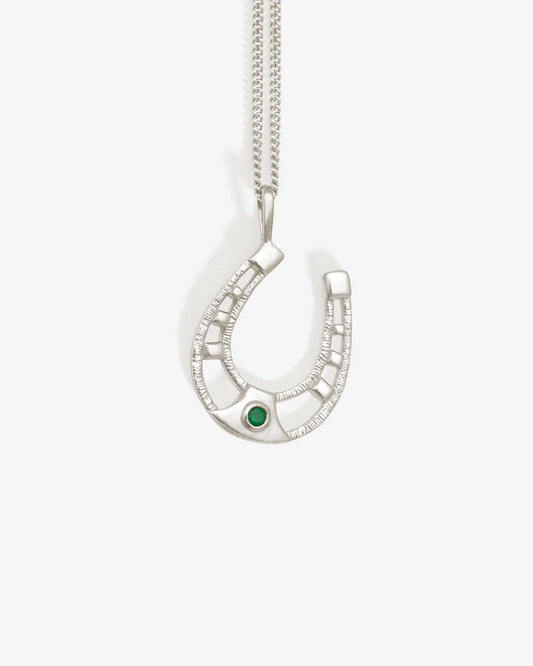 Temple Of The Sun - Horseshoe Necklace Silver
