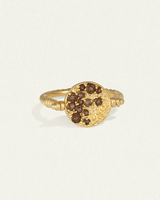 Temple of the Sun - Livy Ring - Gold
