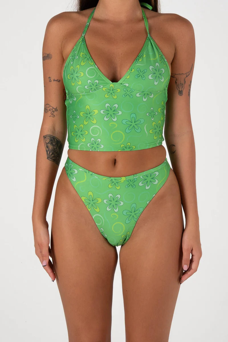 Inner Relm - Smoochie Top + Shebad Shorts - Green Meadow