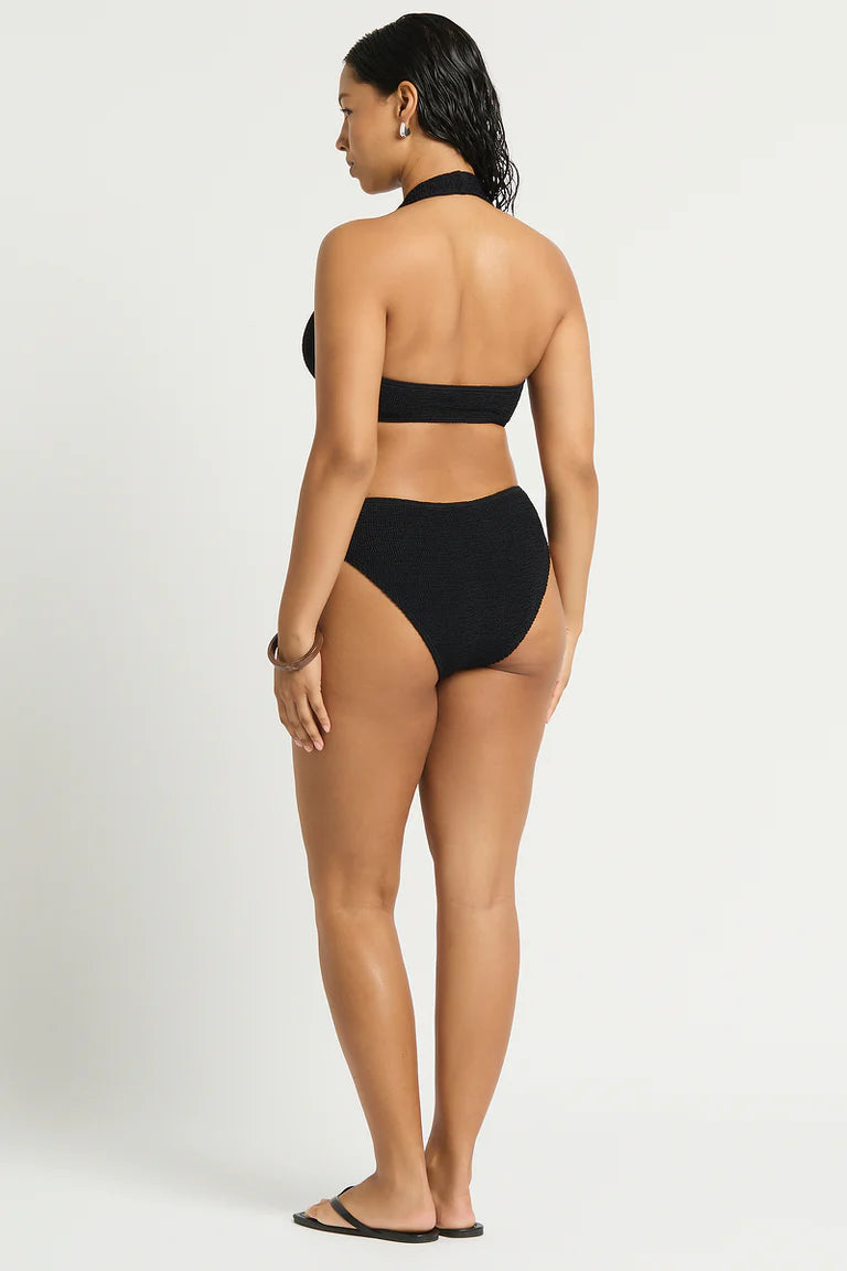 Bond-Eye Swim - Bailey Crop - Black Eco