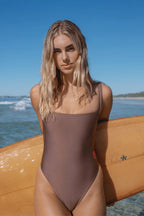 Inner Relm - Sundeck One Piece - Chocolate