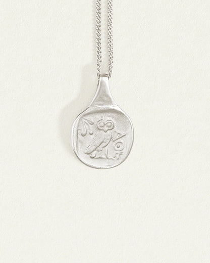 Temple of the Sun - Palas Coin Necklace - Silver