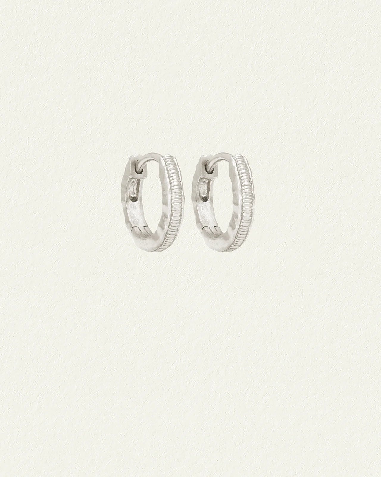 Temple Of The Sun - Arete Huggies - Silver