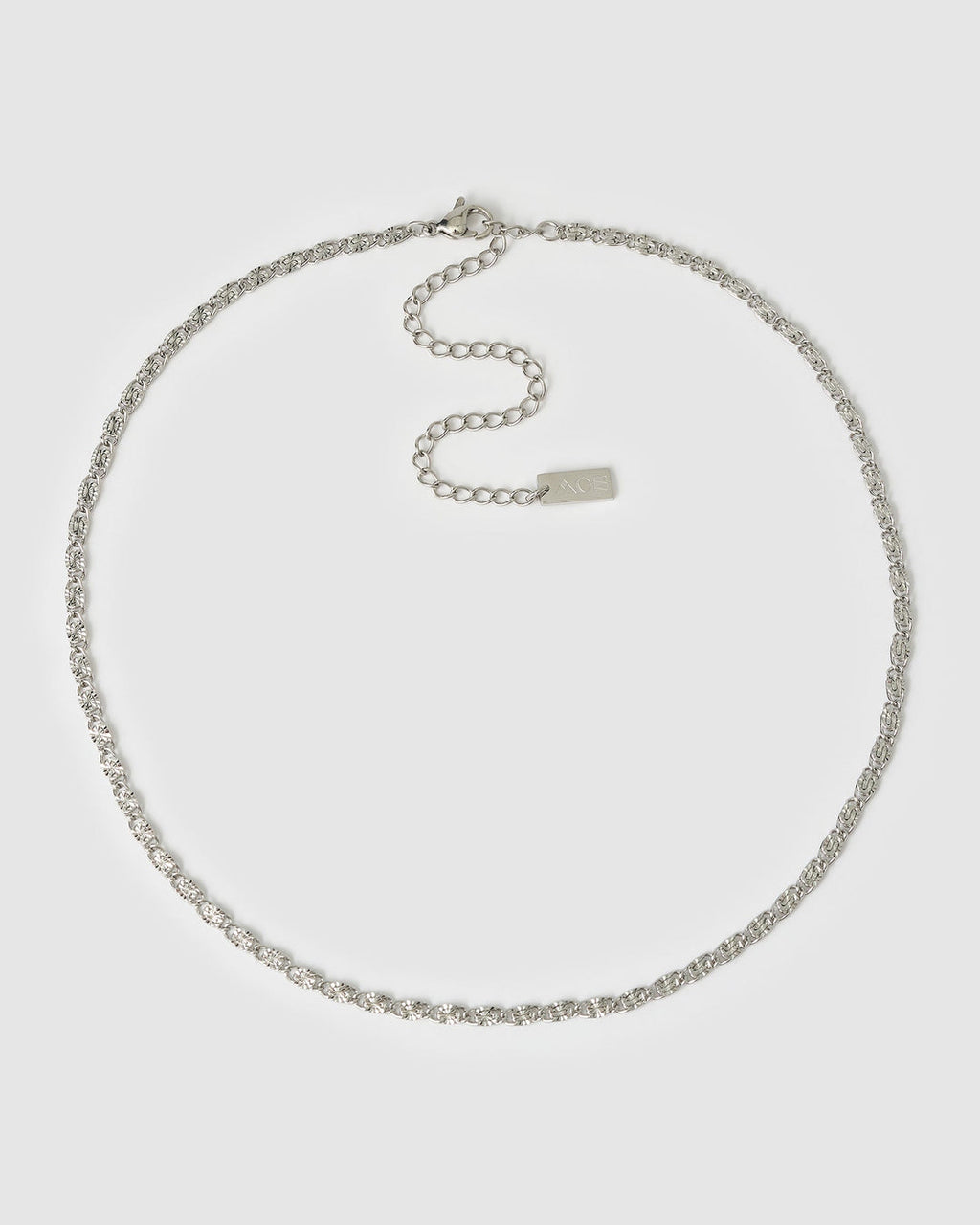Arms Of Eve - Dragon Chain Necklace - Silver