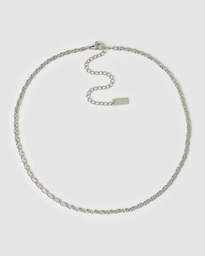 Arms Of Eve - Dragon Chain Necklace - Silver