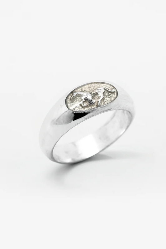 Merchants Of The Sun - Stallion Ring Clear - Silver
