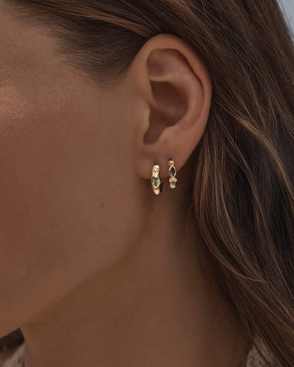 By Charlotte - Hope and Protection Hoops- Gold
