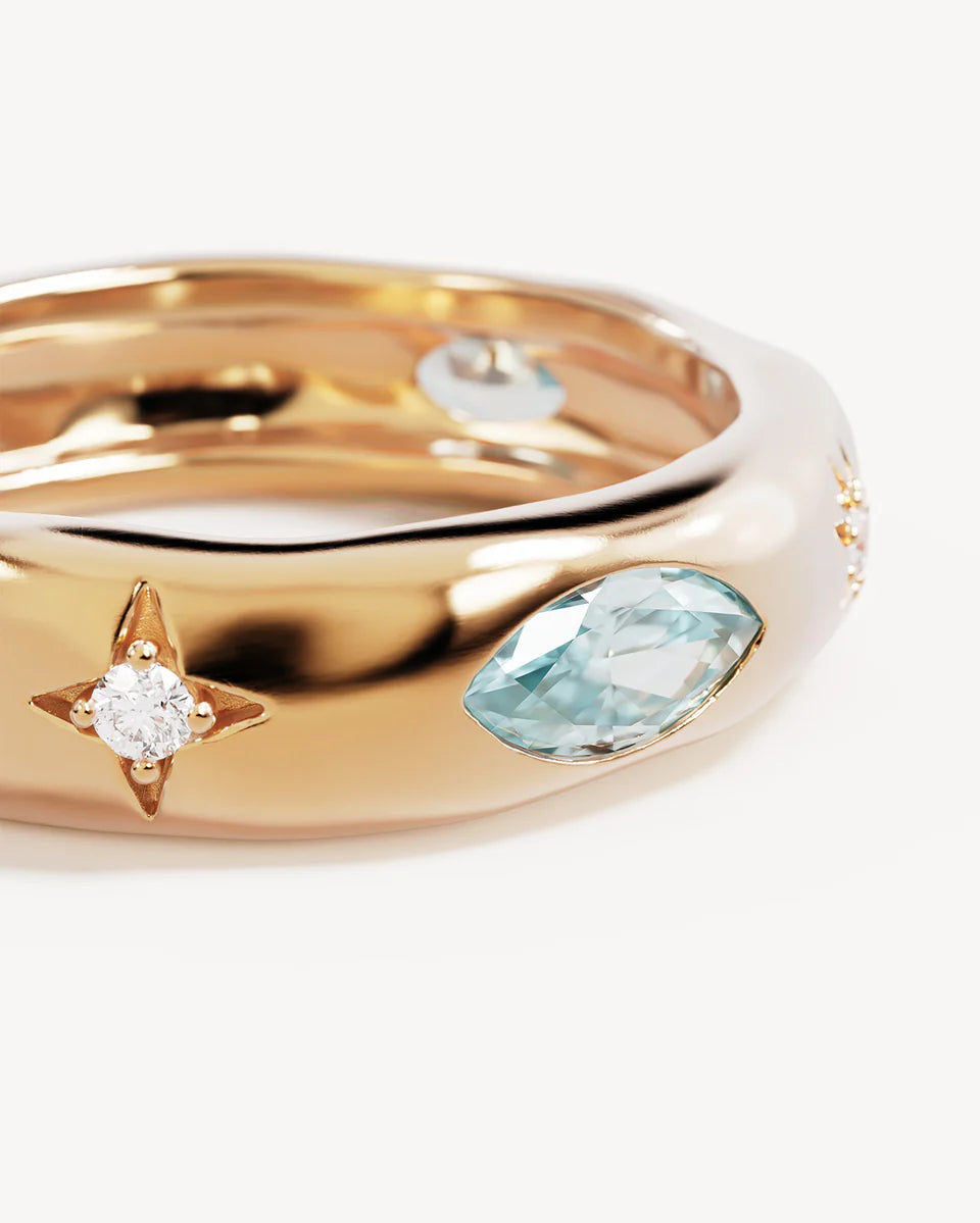By Charlotte - Hope and Protection Ring - Gold