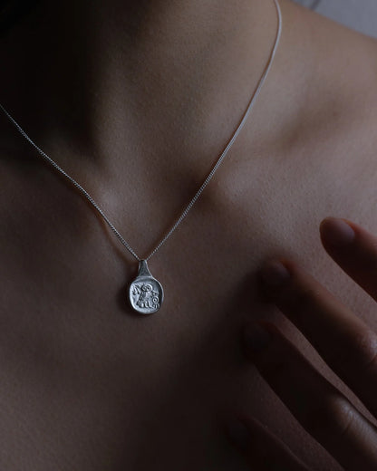 Temple of the Sun - Palas Coin Necklace - Silver