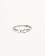 By Charlotte - Sea Foam Ring - Silver