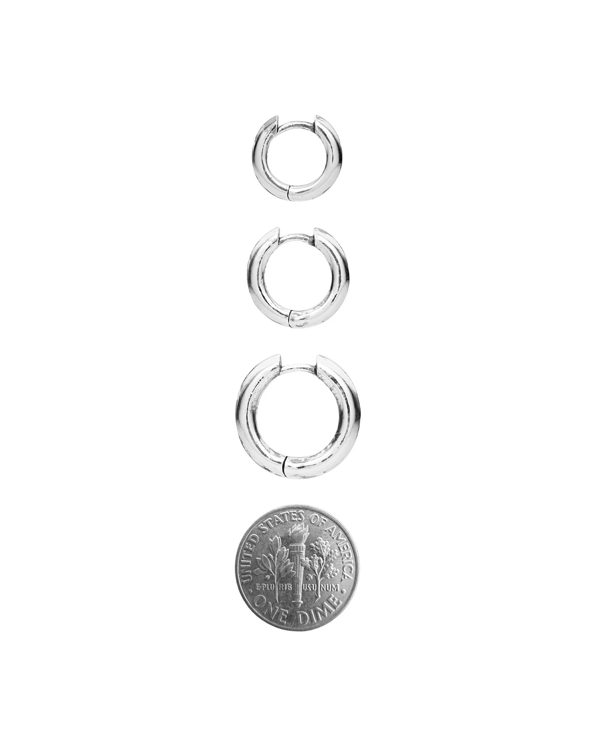 Lox & Chain - 15mm Staple Huggie (single)
