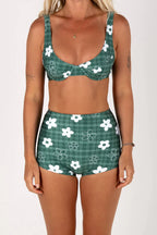 Inner Relm - Smoochie Top + Shebad Shorts - Gingham Green