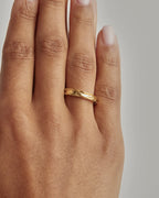 By Charlotte - Beneath The Sea Ring - Gold