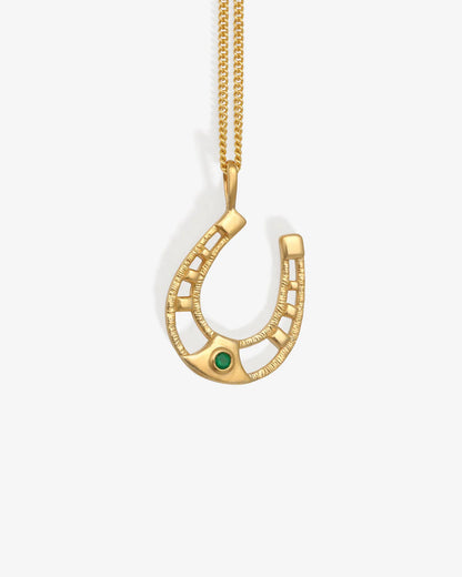 Temple Of The Sun - Horseshoe Necklace Gold