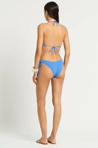 Bond-Eye Swim - Ring Astrid Crop - French Blue Diamond Jacquard