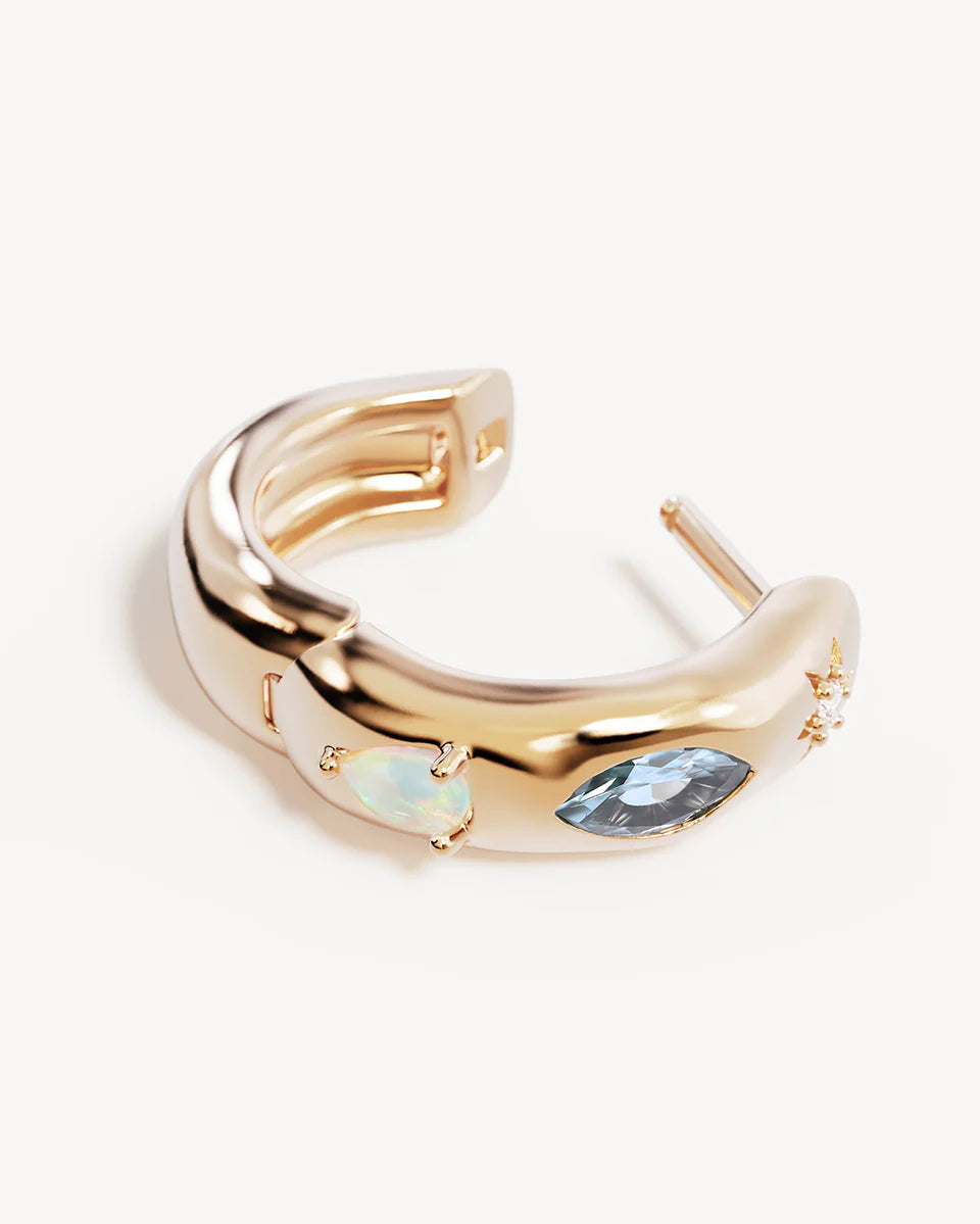 By Charlotte - Hope and Protection Hoops- Gold