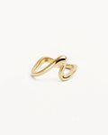 By Charlotte - Flow Of Life Ring - Gold