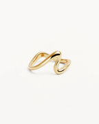 By Charlotte - Flow Of Life Ring - Gold