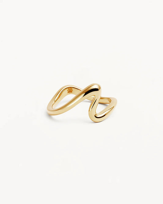 By Charlotte - Flow Of Life Ring - Gold
