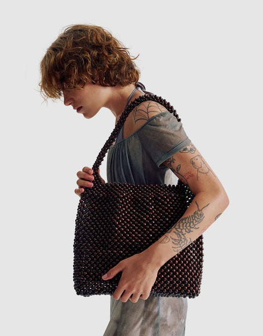 Brie Leon - Large Madera Bag - Dark Chocolate