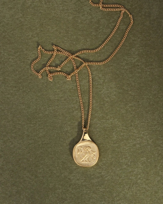 Temple of the Sun - Palas Coin Necklace - Gold