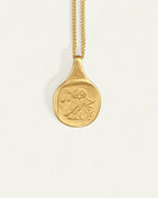 Temple of the Sun - Palas Coin Necklace - Gold