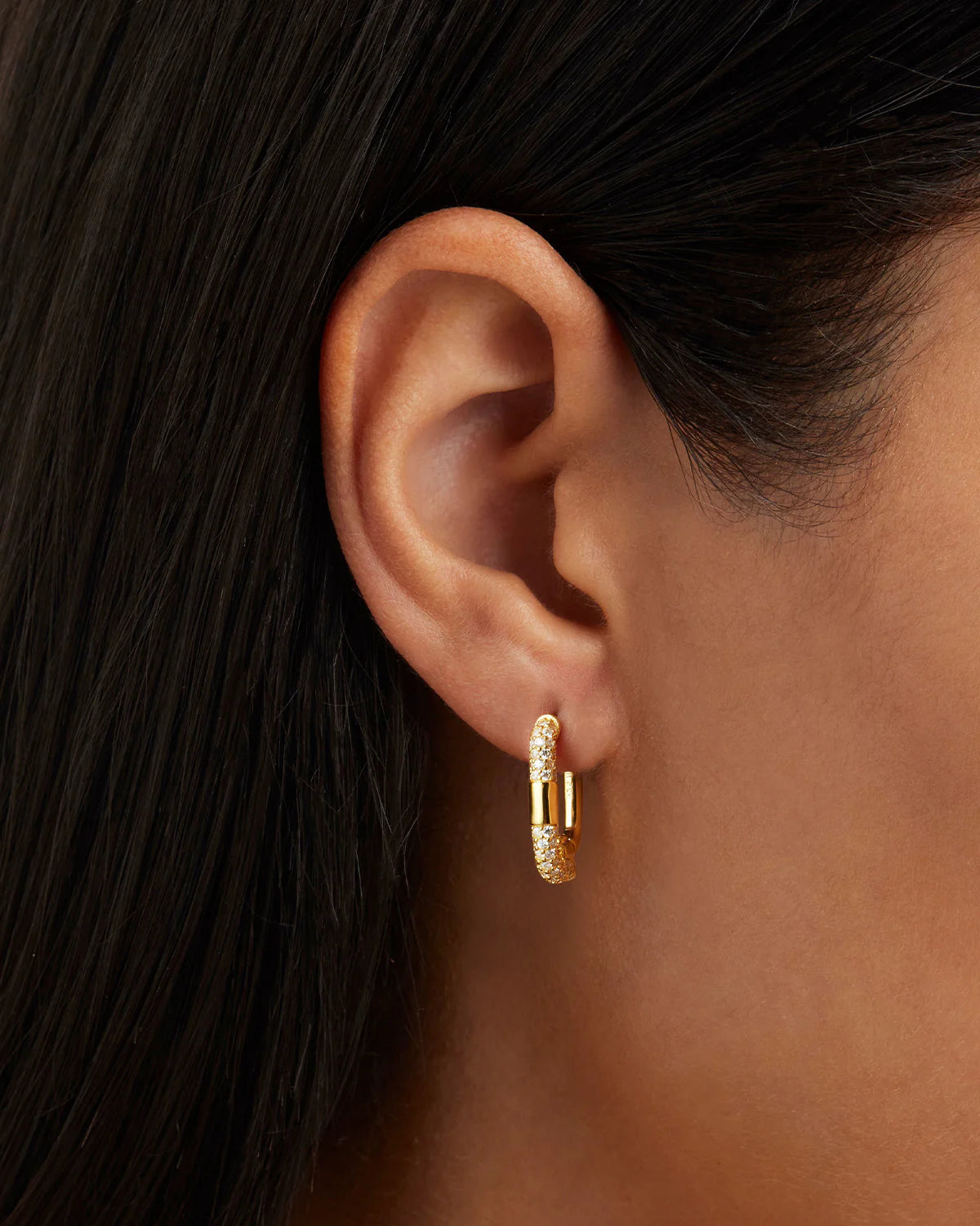 By Charlotte - Unlock Your Potential Hoops - Gold
