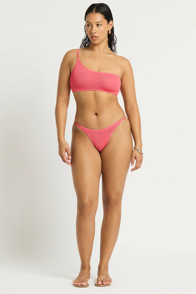 Bond-Eye Swim - Lotus Crop - Coral Pink
