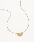 By Charlotte - Blooming Together Lotus Necklace - Gold