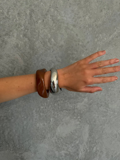 Hunter x Hunter - Starla Wave Bangle Silver