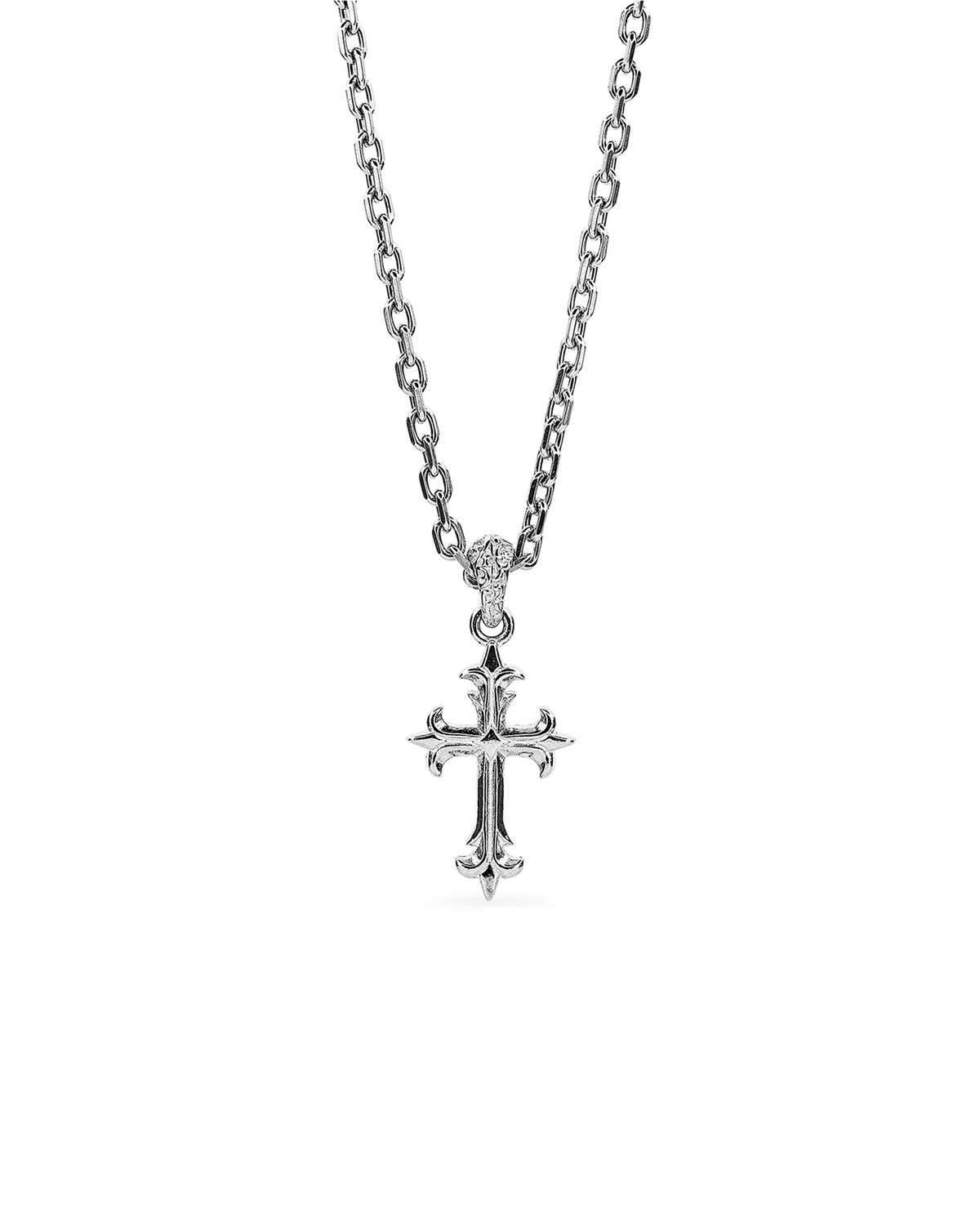 Lox & Chain - Small Gothic Cross Necklace