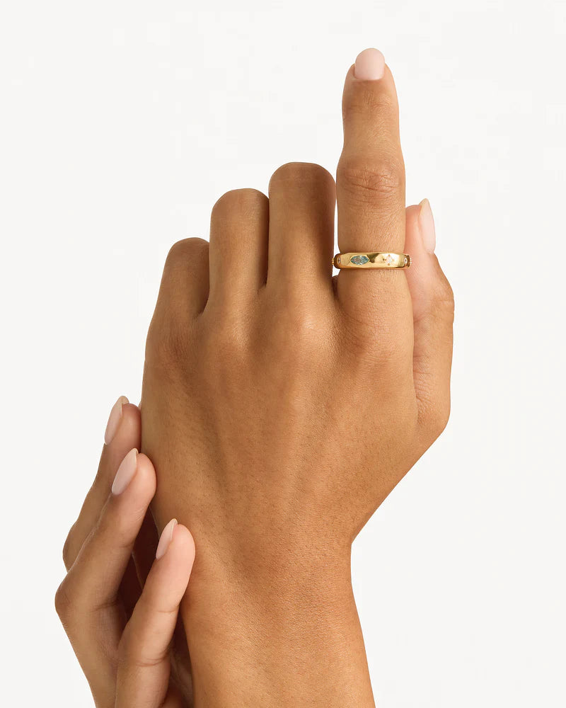 By Charlotte - Hope and Protection Ring - Gold