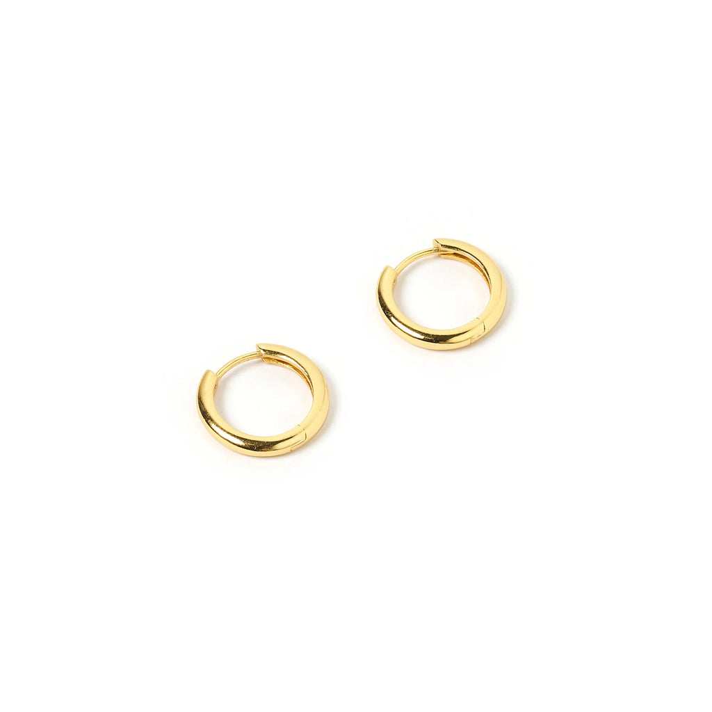 Arms Of Eve - Jett Hoop Earrings - Gold