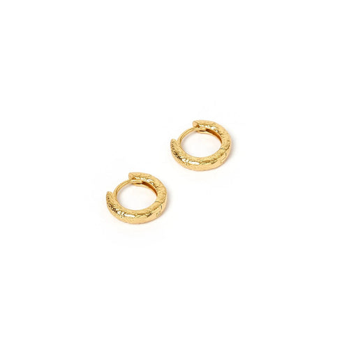 Arms Of Eve - Luka Huggie Earrings - Gold