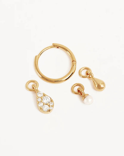 By Charlotte - Ocean Mist Hoops - Gold
