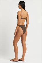 Bond-Eye Swim - Gracie Balconette - Cocoa Leopard Jacquard