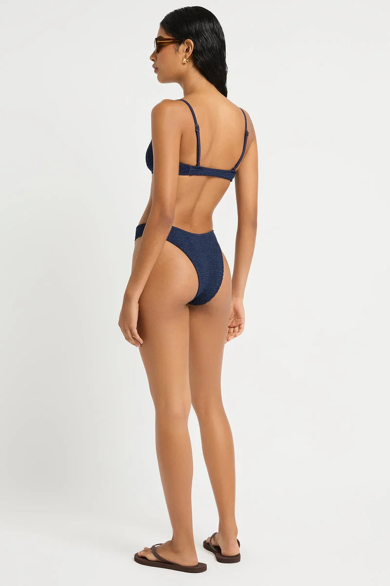 Bond-Eye Swim - Dome Lissio Crop - Nocturne Shimmer