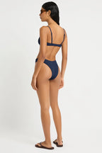 Bond-Eye Swim - Dome Lissio Crop - Nocturne Shimmer