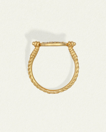 Temple of the Sun - Livy Ring - Gold