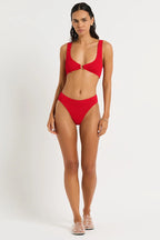 Bond-Eye Swim - Maven Crop - Baywatch Red Recycled