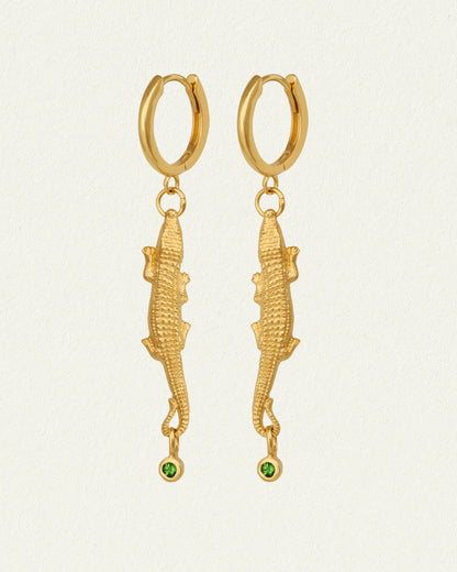 Temple Of The Sun - Bask Earrings Gold