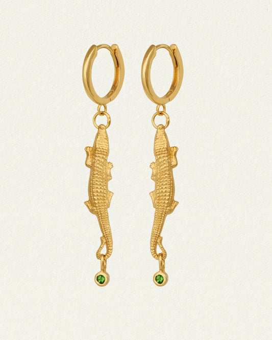 Temple Of The Sun - Bask Earrings Gold