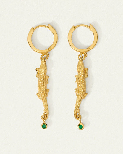 Temple Of The Sun - Bask Earrings Gold