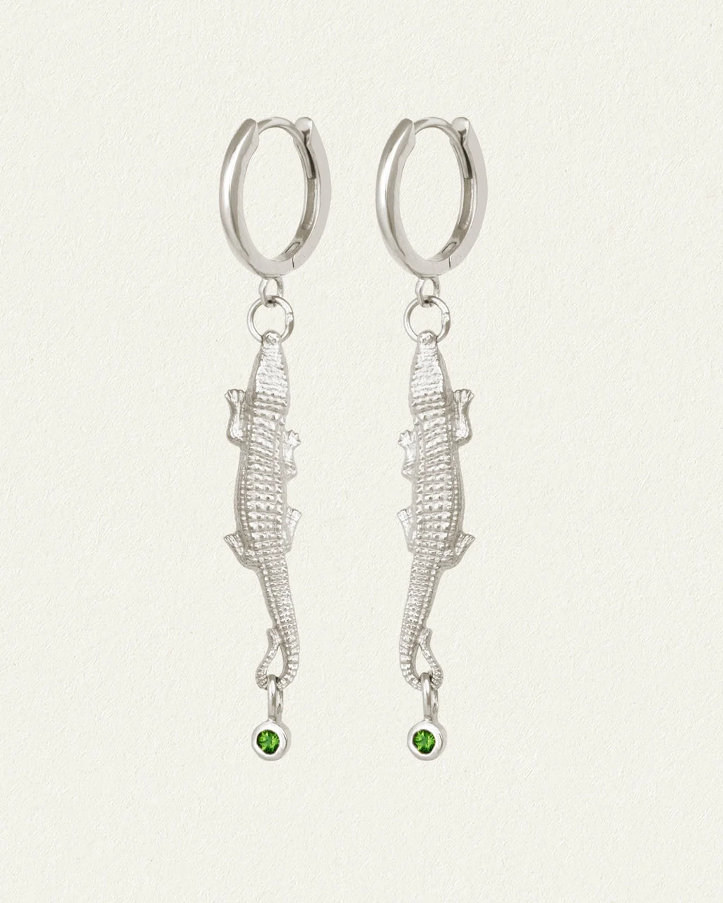 Temple Of The Sun - Bask Earrings Silver