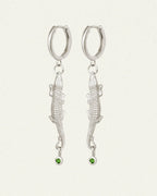 Temple Of The Sun - Bask Earrings Silver