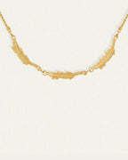 Temple Of The Sun - Bask Statement Necklace Gold
