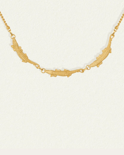 Temple Of The Sun - Bask Statement Necklace Gold